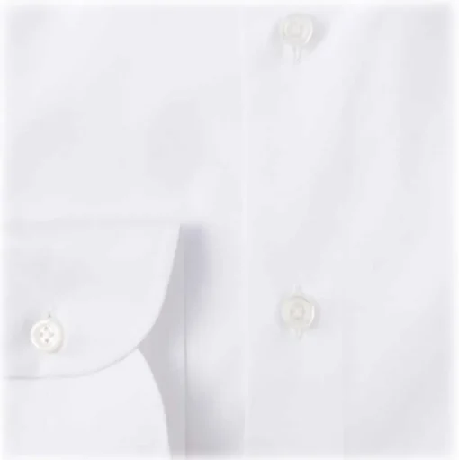 Viola Milano - 3 Classic Solid Package Button-Down Collar Shirt - White - Handmade in Italy - Luxury Exclusive Collection - Avvenice
