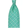 Viola Milano - Archive Floral Selftipped Silk Tie - Lime Mix - Handmade in Italy - Luxury Exclusive Collection - Avvenice