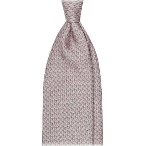 Viola Milano - Archivio Maillon Selftipped Silk Tie - Pink - Handmade in Italy - Luxury Exclusive Collection - Avvenice