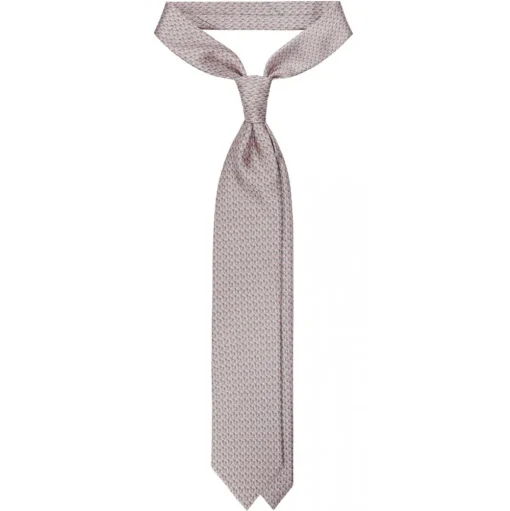 Viola Milano - Archivio Maillon Selftipped Silk Tie - Pink - Handmade in Italy - Luxury Exclusive Collection - Avvenice