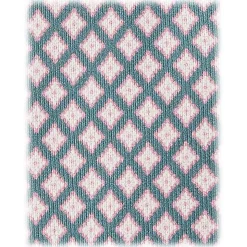 Viola Milano - Artisan Pattern Selftipped Silk Tie - Grey/Pink - Handmade in Italy - Luxury Exclusive Collection - Avvenice