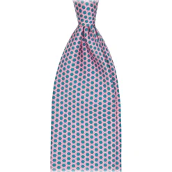 Viola Milano - Artisan Square Selftipped Italian Silk Tie - Cobalt Grey - Handmade in Italy - Luxury Exclusive Collection - Avvenice