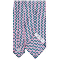 Viola Milano - Artisan Square Selftipped Italian Silk Tie - Cobalt Grey - Handmade in Italy - Luxury Exclusive Collection - Avvenice