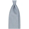 Viola Milano - Artisan Square Selftipped Silk Tie - Grey - Handmade in Italy - Luxury Exclusive Collection - Avvenice