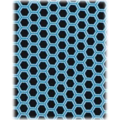 Viola Milano - Artisan Square Selftipped Italian Silk Tie - Midnight Mix - Handmade in Italy - Luxury Exclusive Collection - Avvenice