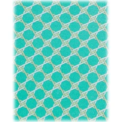 Viola Milano - Chain Pattern Selftipped Silk Tie - Menthol - Handmade in Italy - Luxury Exclusive Collection - Avvenice