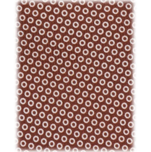 Viola Milano - Classic Circle Selftipped Italian Silk Tie - Brown Mix - Handmade in Italy - Luxury Exclusive Collection - Avvenice