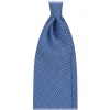 Viola Milano - Classic Circle Selftipped Italian Silk Tie - Navy Mix - Made in Italy - Luxury Exclusive Collection - Avvenice