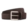 Viola Milano - Classic Italian Suede Belt - Tobacco - Handmade in Italy - Luxury Exclusive Collection - Avvenice