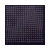 Viola Milano - Classic Polka Dot Silk Pocket Square - Navy - Handmade in Italy - Luxury Exclusive Collection - Avvenice