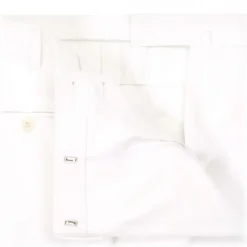 Viola Milano - Classic 4-seasonal Cotton Trousers - White - Handmade in Italy - Luxury Exclusive Collection - Avvenice