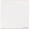 Viola Milano - Classic Shoestring 100% Cotton Pocket Square - Burgundy - Handmade in Italy - Luxury Exclusive Collection - Avvenice