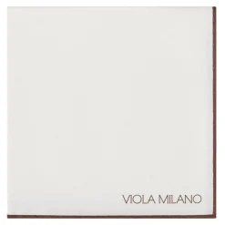 Viola Milano - Classic Shoestring Silk Pocket Square - Brown - Handmade in Italy - Luxury Exclusive Collection - Avvenice