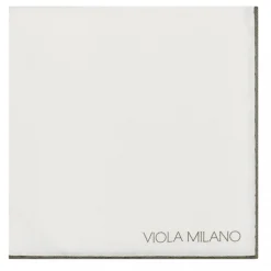 Viola Milano - Classic Shoestring 100% Linen Pocket Square - Army Green - Handmade in Italy - Luxury Exclusive Collection - Avvenice