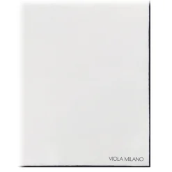 Viola Milano - Classic Shoestring Silk Pocket Square - Black - Handmade in Italy - Luxury Exclusive Collection - Avvenice