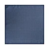 Viola Milano - Coral Pattern Silk Pocket Square - Navy - Handmade in Italy - Luxury Exclusive Collection - Avvenice