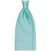 Viola Milano - Cube Pattern Selftipped Silk Tie - Lime - Handmade in Italy - Luxury Exclusive Collection - Avvenice