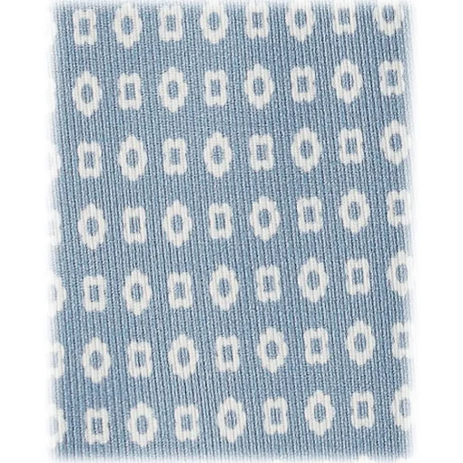 Viola Milano - Cube Pattern Selftipped Silk Tie - Ice Blue - Handmade in Italy - Luxury Exclusive Collection - Avvenice