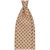 Viola Milano - Diamond Pattern 3-Fold Handprinted Selftipped Silk Tie - Yellow - Handmade in Italy - Luxury Exclusive Collection - Avvenice