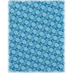 Viola Milano - Dynamic Floral Selftipped Silk Tie - Sea - Handmade in Italy - Luxury Exclusive Collection - Avvenice