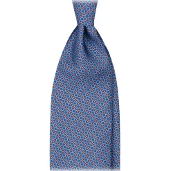 Viola Milano - Eye Chain Selftipped Italian Silk Tie - Brown Mix - Handmade in Italy - Luxury Exclusive Collection - Avvenice