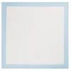 Viola Milano - Frame Polka Dot Silk Pocket Square - Light Blue - Handmade in Italy - Luxury Exclusive Collection - Avvenice