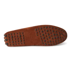 Viola Milano - Gommino Suede Loafer - Cognac - Handmade in Italy - Luxury Exclusive Collection - Avvenice