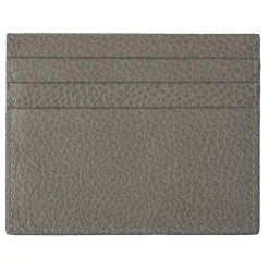 Viola Milano - Grain Leather Credit Card Holder - Grey - Handmade in Italy - Luxury Exclusive Collection - Avvenice