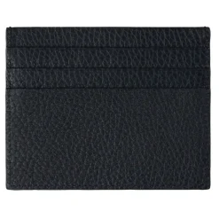 Viola Milano - Grain Leather Credit Card Holder - Navy - Handmade in Italy - Luxury Exclusive Collection - Avvenice