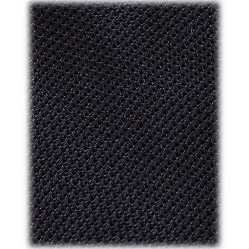 Viola Milano - Grenadine Garza Fina 7-Fold Unlined Tie - Navy - Handmade in Italy - Luxury Exclusive Collection - Avvenice