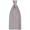 Viola Milano - Grenadine Garza Grossa Unlined Tie - Silver - Handmade in Italy - Luxury Exclusive Collection - Avvenice