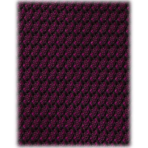Viola Milano - Grenadine Garza Grossa Unlined Tie - Purple Mix - Handmade in Italy - Luxury Exclusive Collection - Avvenice