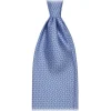 Viola Milano - Infiniti Dot Selftipped Italian Silk Tie - Purple - Handmade in Italy - Luxury Exclusive Collection - Avvenice