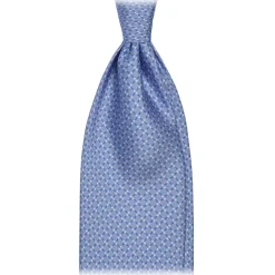 Viola Milano - Infiniti Dot Selftipped Italian Silk Tie - Purple - Handmade in Italy - Luxury Exclusive Collection - Avvenice