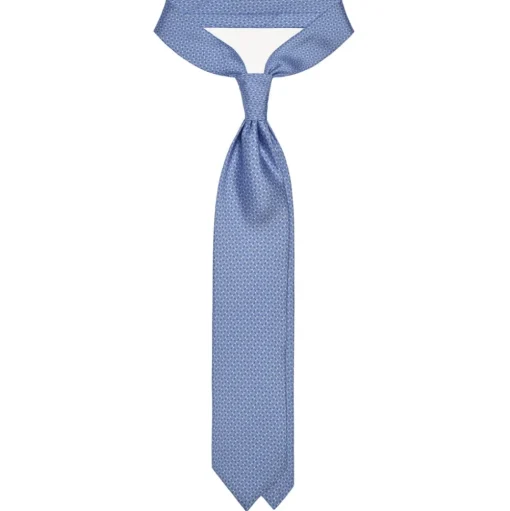Viola Milano - Infiniti Dot Selftipped Italian Silk Tie - Purple - Handmade in Italy - Luxury Exclusive Collection - Avvenice
