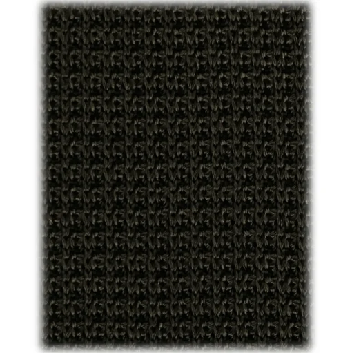 Viola Milano - Knitted Limited Label V-End Silk Tie - Army Green - Handmade in Italy - Luxury Exclusive Collection - Avvenice