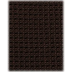 Viola Milano - Knitted Limited Label V-End Silk Tie - Brown - Handmade in Italy - Luxury Exclusive Collection - Avvenice
