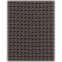 Viola Milano - Knitted Limited Label V-End Silk Tie - Grey - Handmade in Italy - Luxury Exclusive Collection - Avvenice