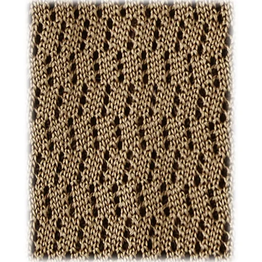 Viola Milano - Knitted Zig Zag Pattern Silk Tie - Taupe - Handmade in Italy - Luxury Exclusive Collection - Avvenice