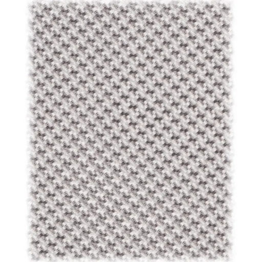 Viola Milano - Micro Cross Woven Silk Jacquard Tie - Silver/White - Handmade in Italy - Luxury Exclusive Collection - Avvenice