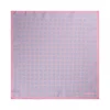 Viola Milano - Micro Pattern Silk Pocket Square - Pink - Handmade in Italy - Luxury Exclusive Collection - Avvenice