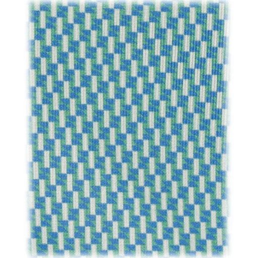 Viola Milano - Mosaic Pattern Selftipped Italian Silk Tie - Green Mix - Handmade in Italy - Luxury Exclusive Collection - Avvenice