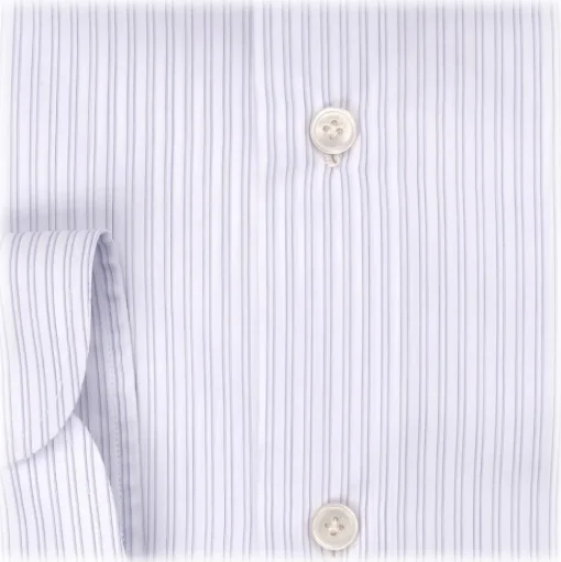 Viola Milano - Multi Stripe Shirt - Navy Mix - Handmade in Italy - Luxury Exclusive Collection - Avvenice
