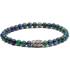 Viola Milano - Natural 4 mm Gemstone Bracelet - Green Heaven - Handmade in Italy - Luxury Exclusive Collection - Avvenice