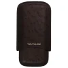 Viola Milano - Ostrich Cigar Case - Brown - Handmade in Italy - Luxury Exclusive Collection - Avvenice