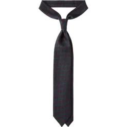 Viola Milano - Paisley Pattern Selftipped Italian Silk Tie - Forest - Handmade in Italy - Luxury Exclusive Collection - Avvenice