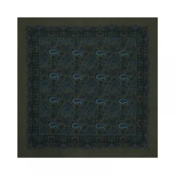 Viola Milano - Paisley Pattern Silk Pocket Square - Bronz Mix - Handmade in Italy - Luxury Exclusive Collection - Avvenice