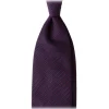 Viola Milano - Pin Dot 3-Fold Grenadine Tie - Navy/Wine - Handmade in Italy - Luxury Exclusive Collection - Avvenice