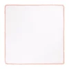 Viola Milano - Pocket Square with Handmade Crochet Edges - Pink - Handmade in Italy - Luxury Exclusive Collection - Avvenice