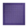 Viola Milano - Polka Dot Silk Pocket Square - Purple and White - Handmade in Italy - Luxury Exclusive Collection - Avvenice